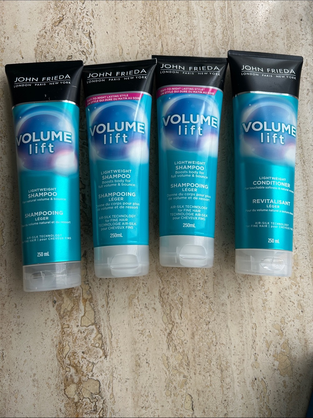 NEW 🆕 Lot John Frieda Volume Lift Lightweight 3 Shampoo & 1 Conditioner